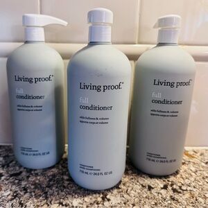 3 BRAND NEW Living Proof Full Conditioner, 24 oz., $150